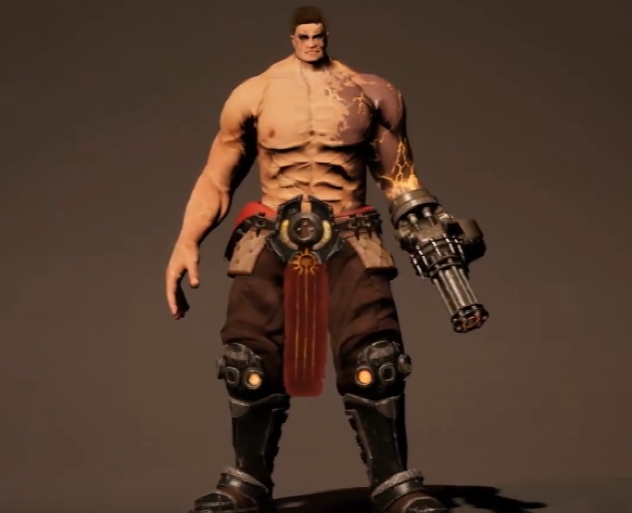 【UE人物模型】FUTURISTIC WARRIOR 3D CHARACTER - 盘古CG网-盘古CG网