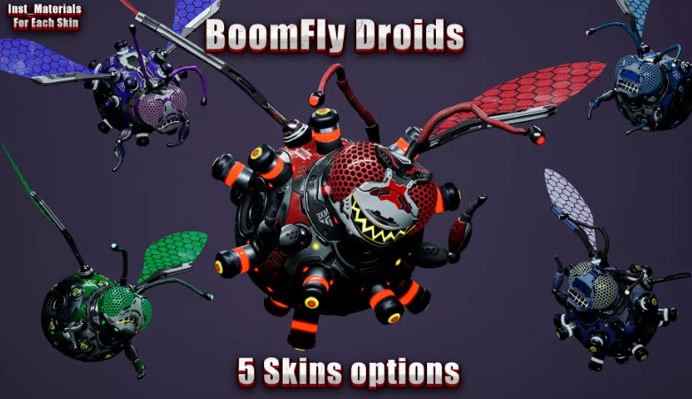 UE昆虫Sci-Fi Insect Pack - 盘古CG网-盘古CG网