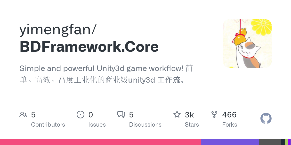 BDFramework.Core | 简单、高效、高度工业化的商业级unity3d 工作流。-盘古CG网