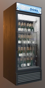 商用冰箱 Commercial Refrigerator · GLB 预览-盘古CG网