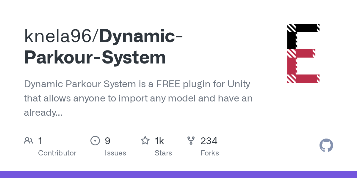 Dynamic-Parkour-System | Unity 编辑器插件与实用工具-盘古CG网