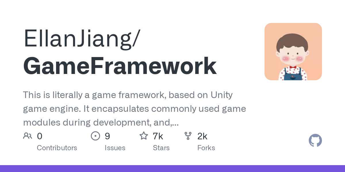 GameFramework | Unity 游戏/工具框架与示例工程-盘古CG网