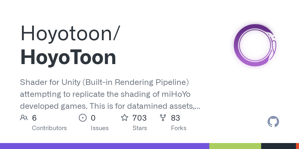 HoyoToon | Unity Shader 材质实现-盘古CG网