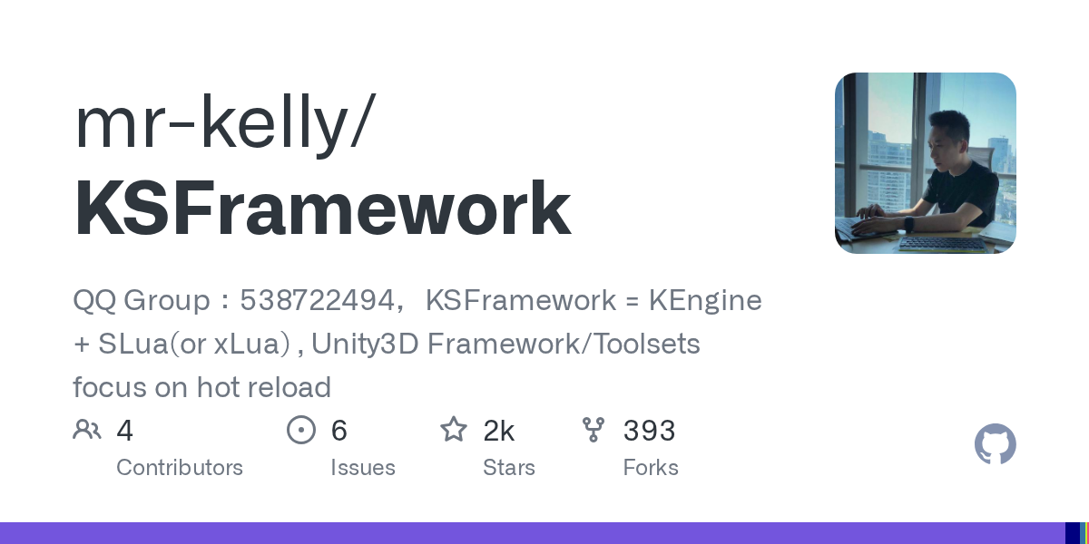 KSFramework | Unity 游戏/工具框架与示例工程-盘古CG网