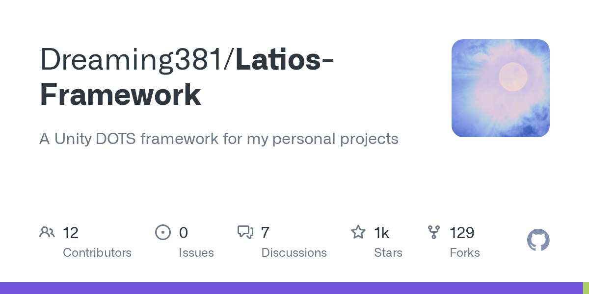 Latios-Framework | Unity 游戏/工具框架与示例工程-盘古CG网