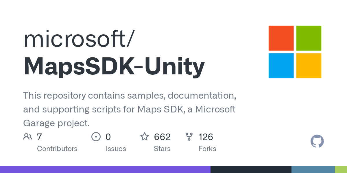 MapsSDK-Unity | Unity 编辑器插件与实用工具-盘古CG网