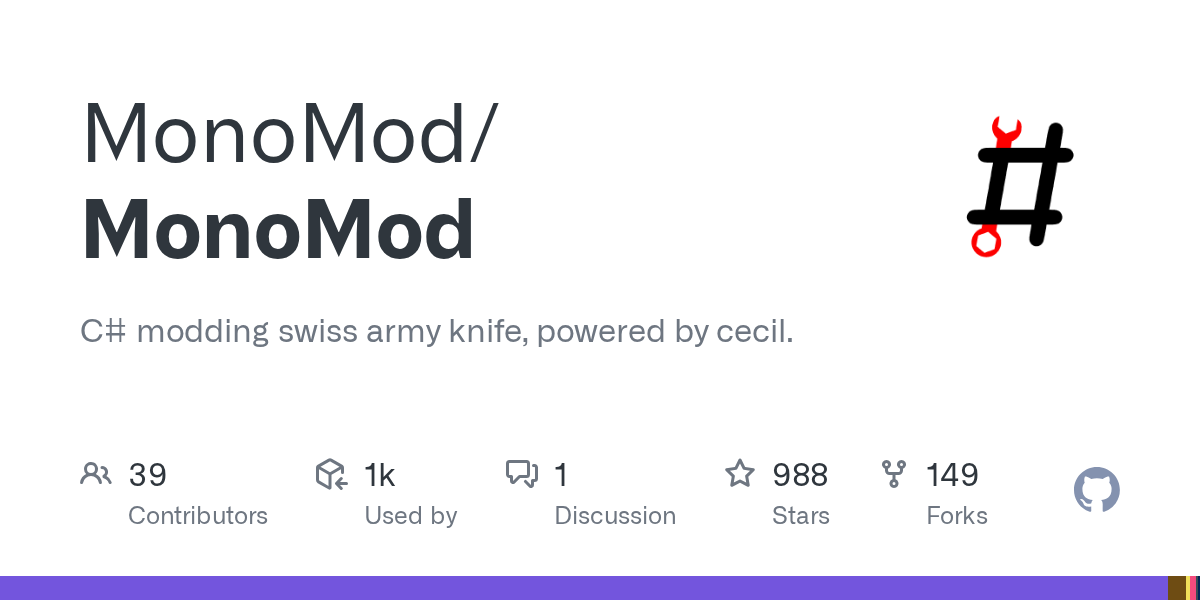 MonoMod | Unity 游戏/工具框架与示例工程-盘古CG网