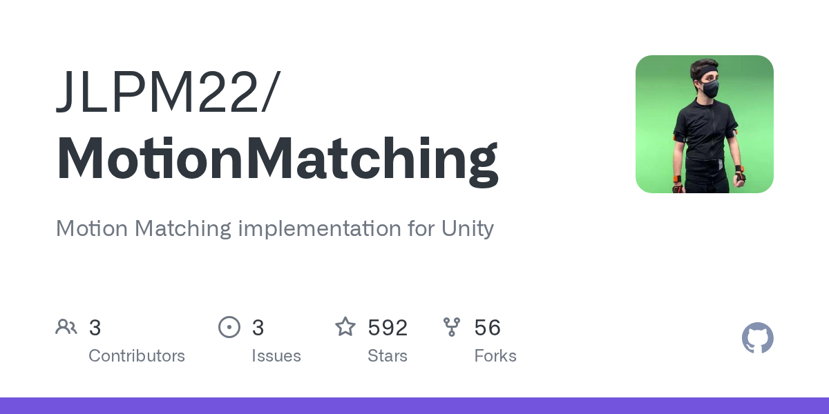 MotionMatching | Unity 角色与动画相关方案 - 盘古CG网-盘古CG网
