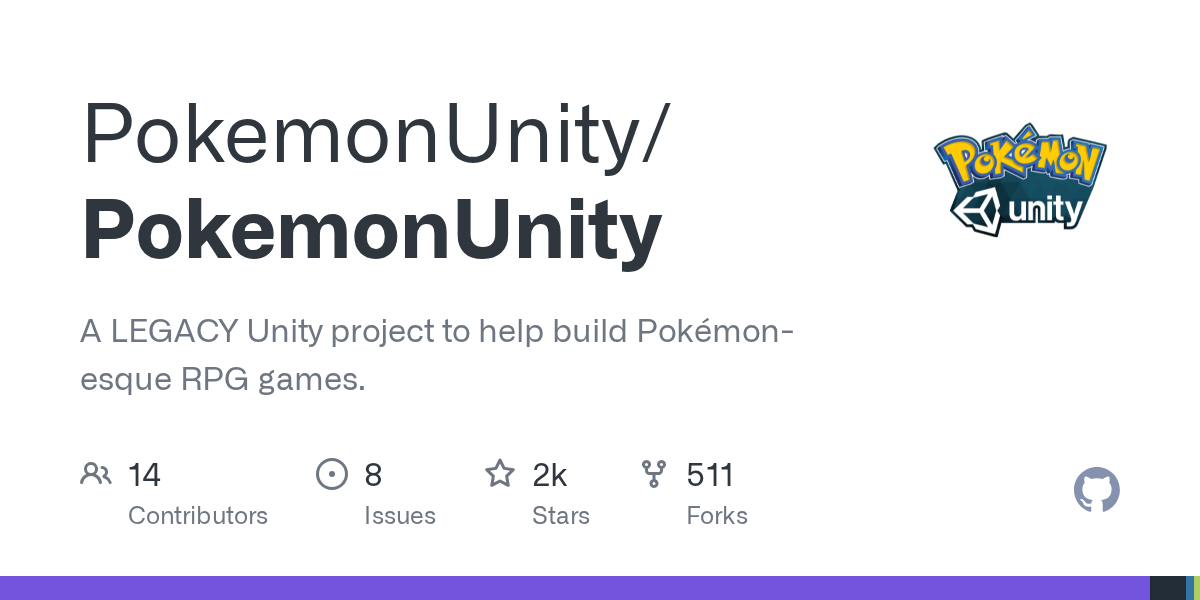 PokemonUnity | Unity 编辑器插件与实用工具-盘古CG网