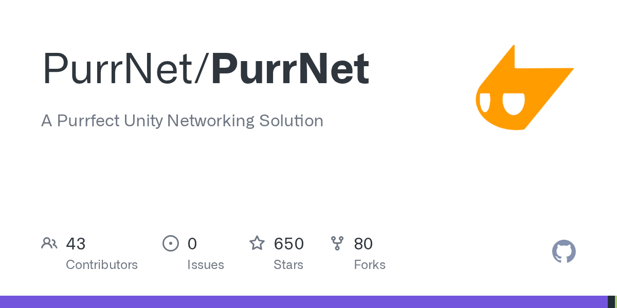 PurrNet | Unity 多人联机与网络同步方案-盘古CG网