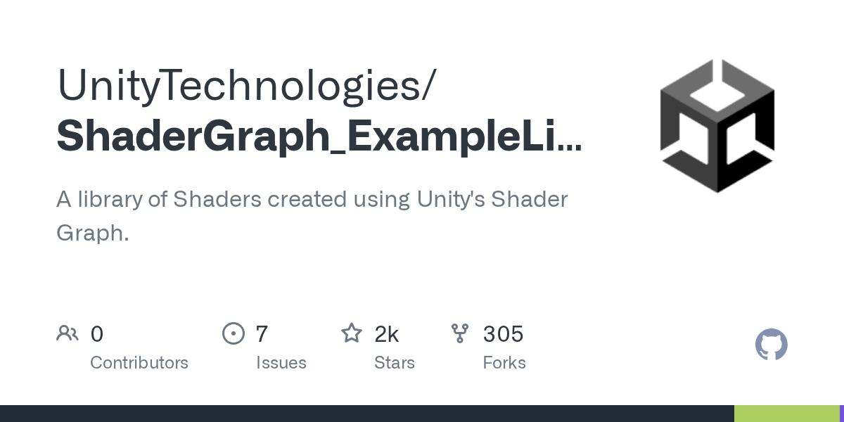 ShaderGraph_ExampleLibrary | Shader Graph 材质球-盘古CG网