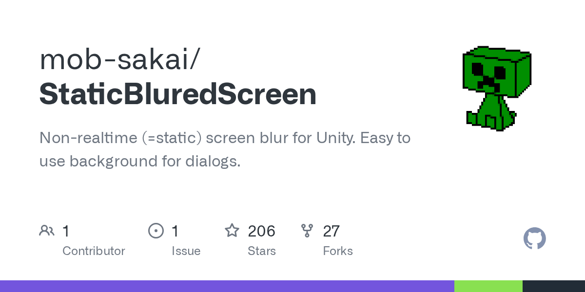 StaticBluredScreen | UI/Sprite 材质特效-盘古CG网