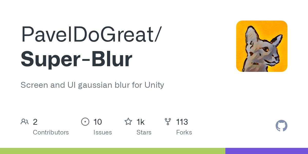 Super-Blur | uGUI/UI 视觉特效组件-盘古CG网