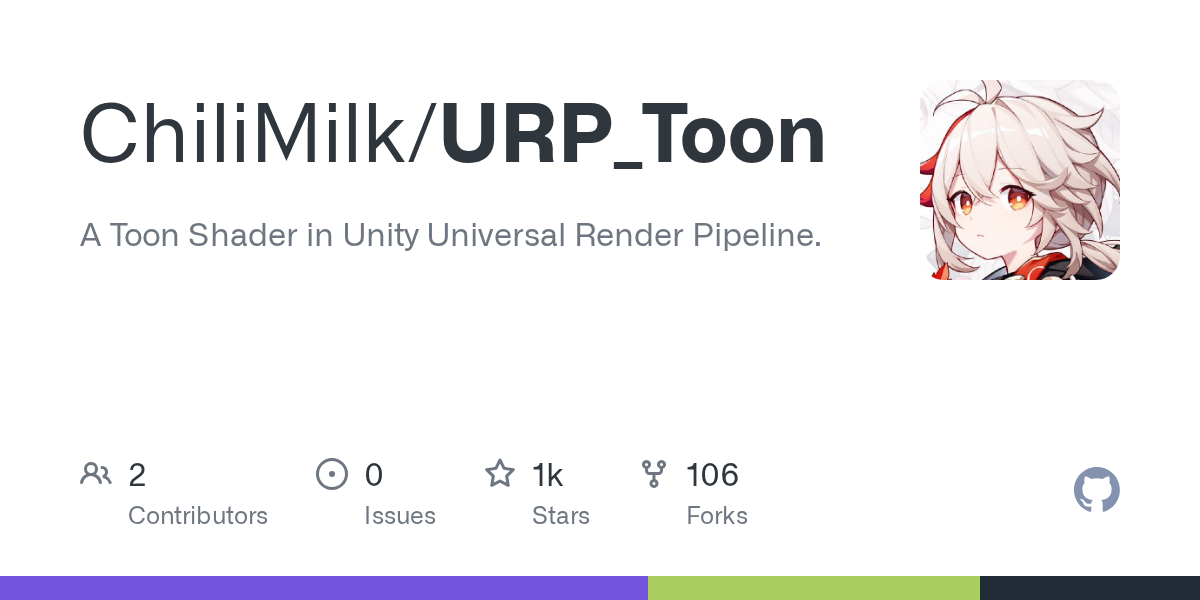 URP_Toon | URP 卡通 Toon Lit 着色示例-盘古CG网