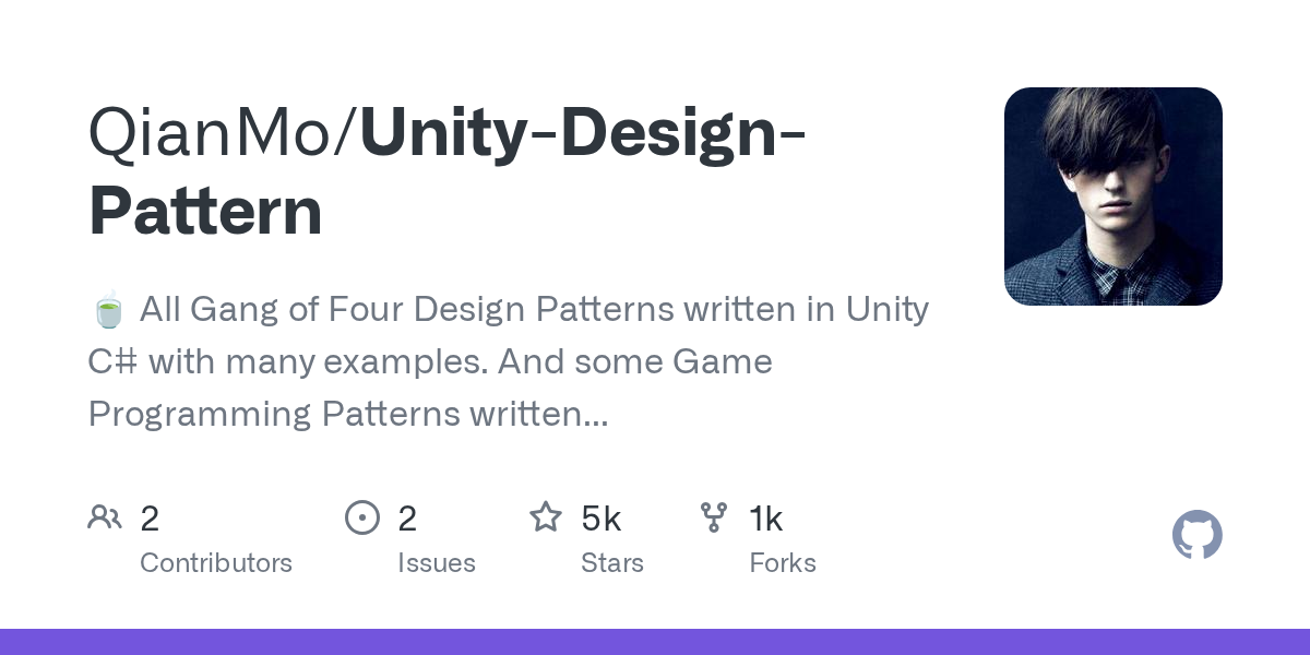 Unity-Design-Pattern | 各种设计模式的Unity3D C-盘古CG网