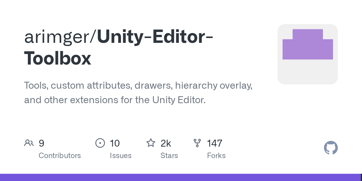 Unity-Editor-Toolbox | Unity Editor 编辑器扩展工具-盘古CG网