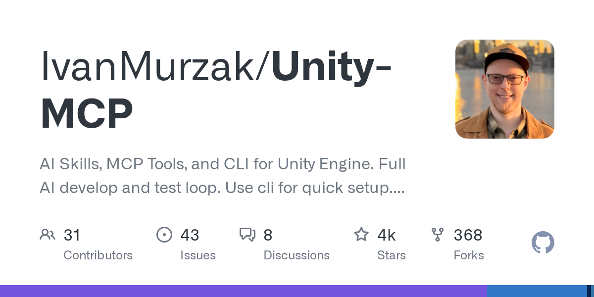Unity-MCP | Unity 机器学习与 AI 集成-盘古CG网