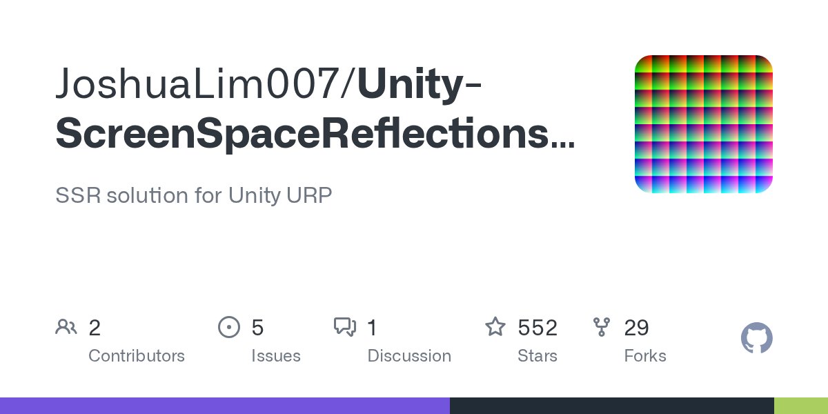 Unity-ScreenSpaceReflections-URP | Shader 材质与视觉特效-盘古CG网