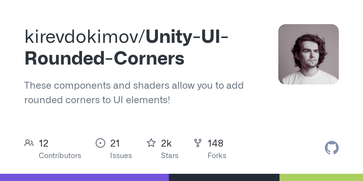 Unity-UI-Rounded-Corners | Unity Shader UI 界面组件-盘古CG网
