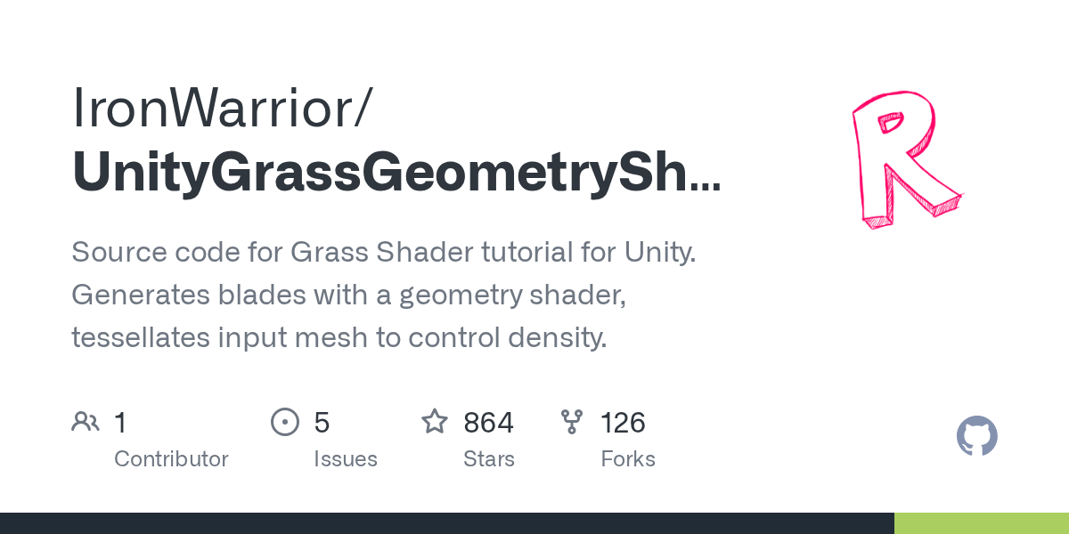 UnityGrassGeometryShader | 植被草地材质球 - 盘古CG网-盘古CG网