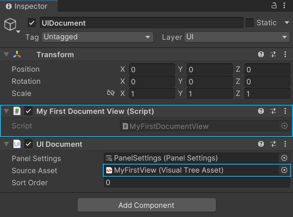 Unity UI 界面组件