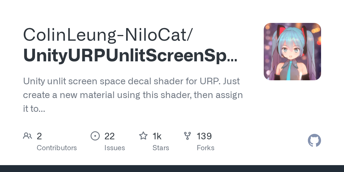 UnityURPUnlitScreenSpaceDecalShader | Unity Shader 材质实现-盘古CG网