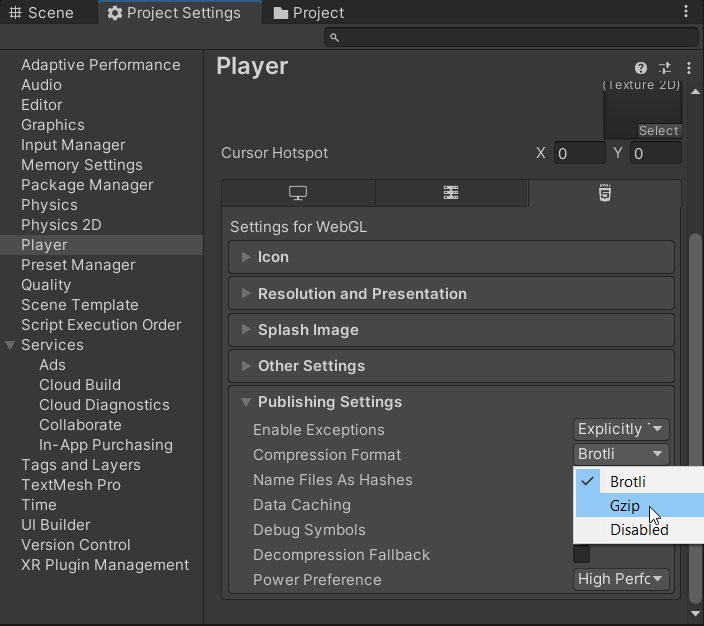 Unity WebGL 发布与渲染方案