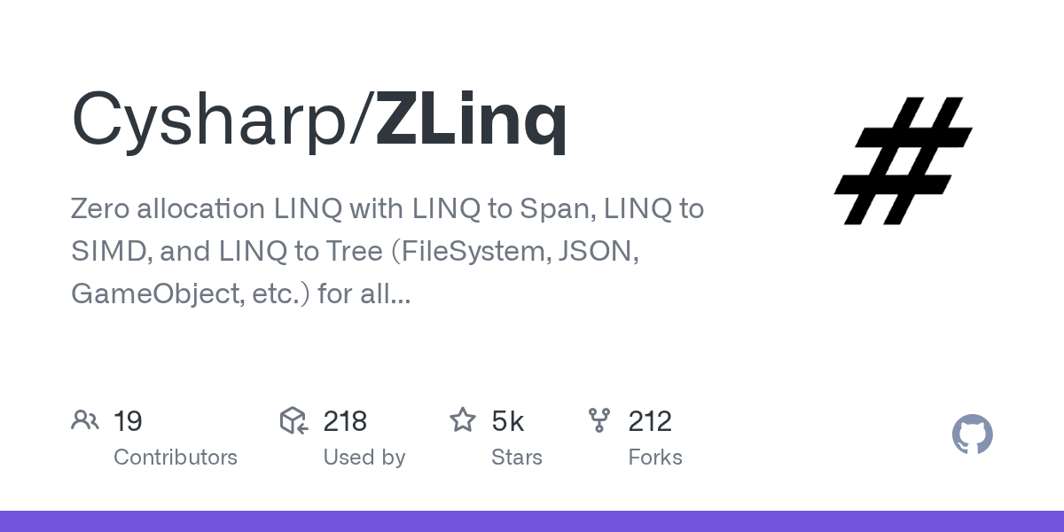 ZLinq | Unity 编辑器插件与实用工具-盘古CG网