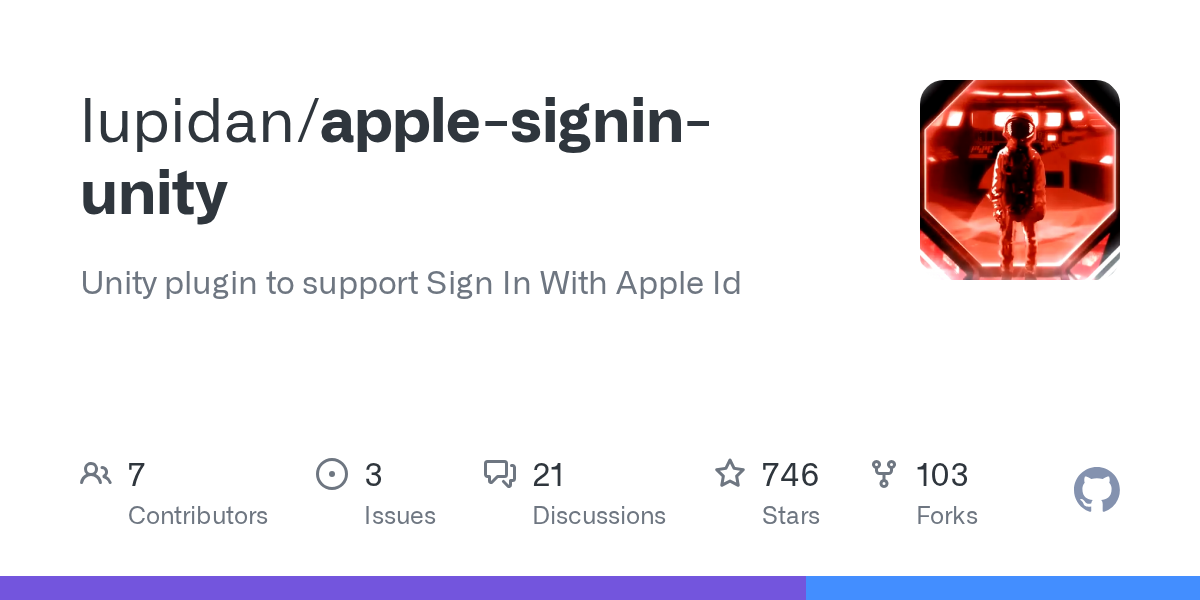 apple-signin-unity | Unity 编辑器插件与实用工具-盘古CG网