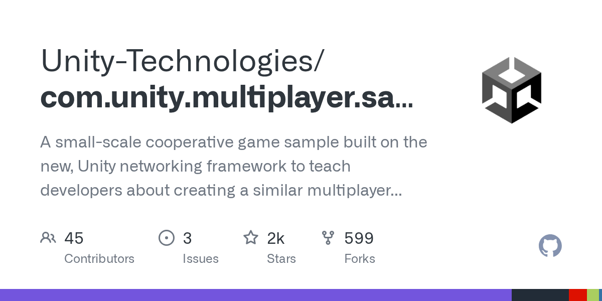 com.unity.multiplayer.samples.coop | Unity 多人联机与网络同步方案-盘古CG网