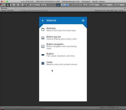 Unity UI 界面组件