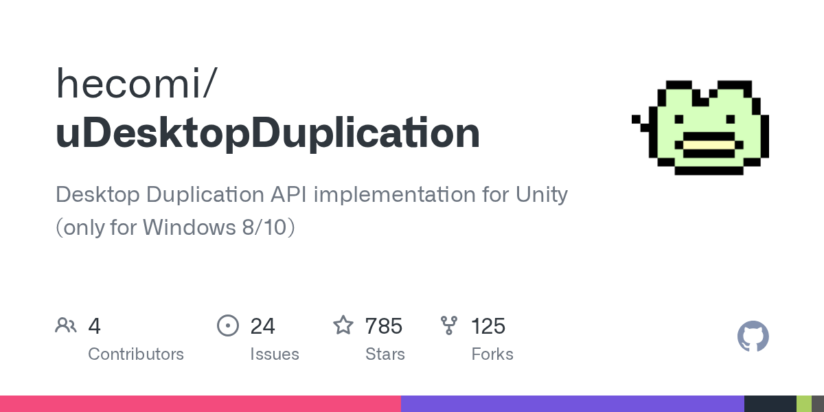 uDesktopDuplication | Unity 编辑器插件与实用工具-盘古CG网
