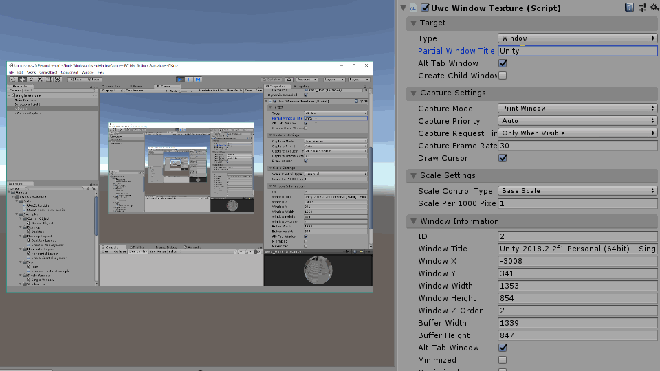 uWindowCapture | Unity 编辑器插件与实用工具 - 盘古CG网-盘古CG网
