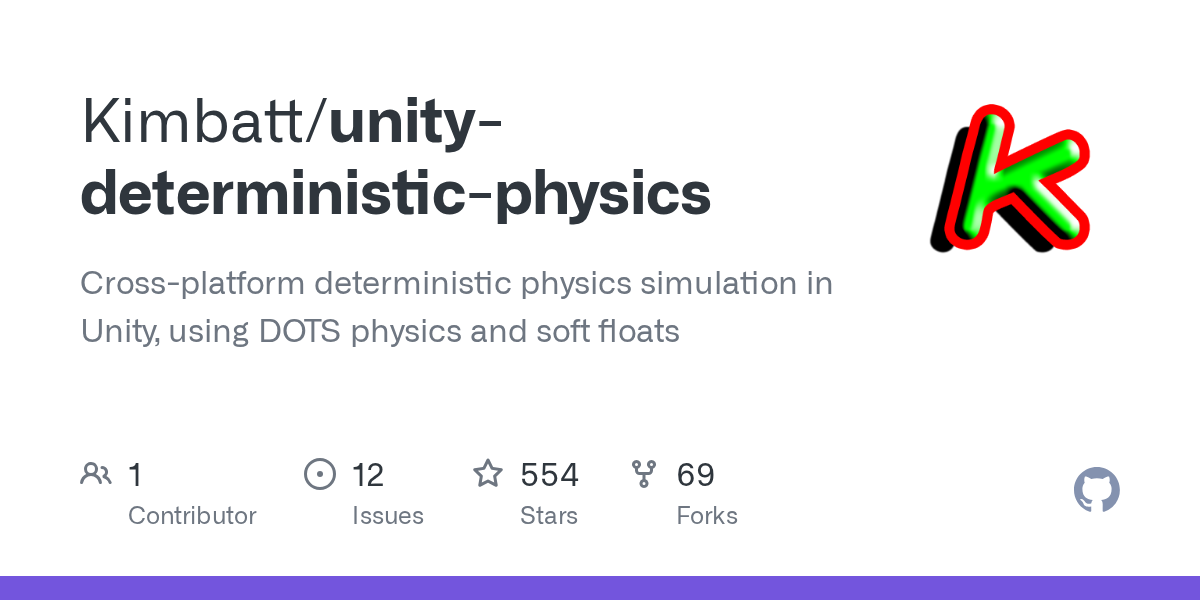 unity-deterministic-physics | Unity 编辑器插件与实用工具-盘古CG网