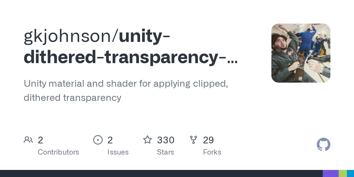 unity-dithered-transparency-shader | Unity 材质球 Shader-盘古CG网