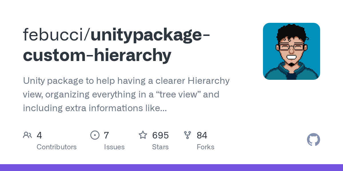 unitypackage-custom-hierarchy | Unity 编辑器插件与实用工具-盘古CG网