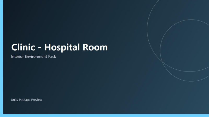 Clinic - Hospital room 1.0unity医院诊室场景_盘古CG.com-盘古CG网