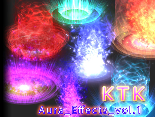 KTK Aura Effects Volume1 v1.3.0unity光环特效包_盘古CG.com-盘古CG网
