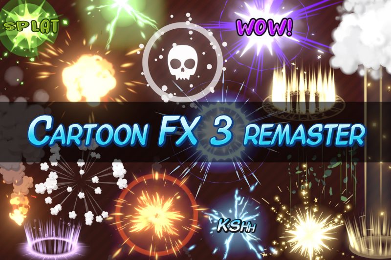 Cartoon FX Pack 3 卡通特效unity3d插件脚本场景模型_盘古CG.com-盘古CG网